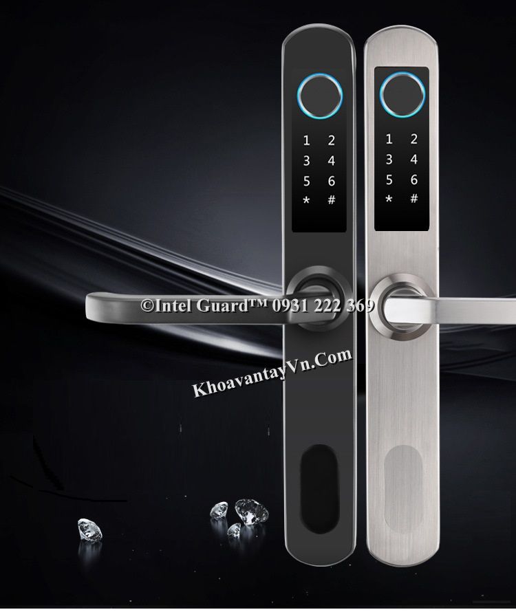 Khoá vân tay cửa nhôm chống nước tiêu chuẩn IP65