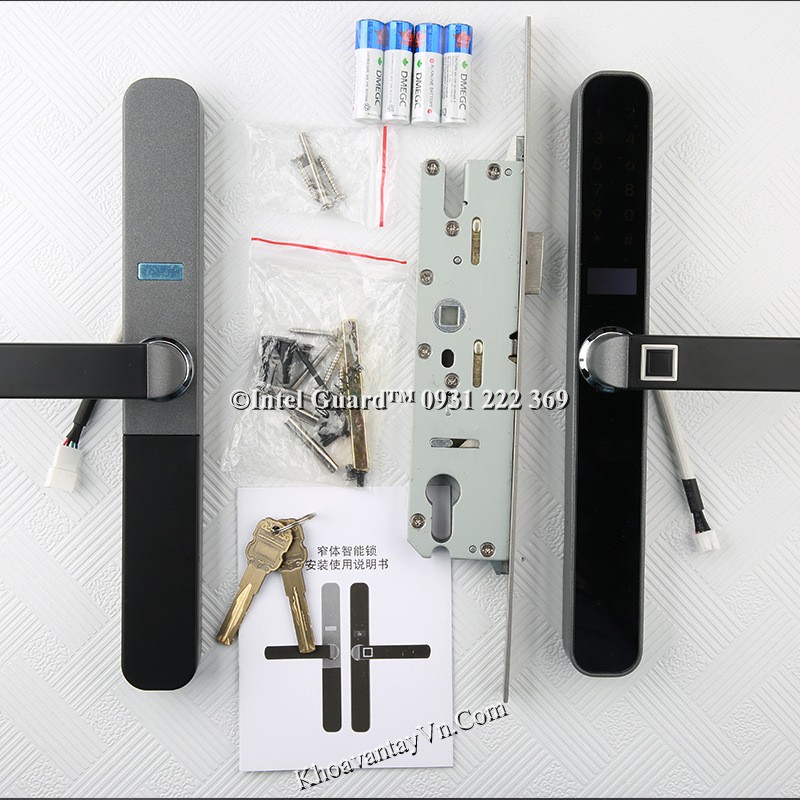 Khoá vân tay cửa nhôm chống nước MKJ