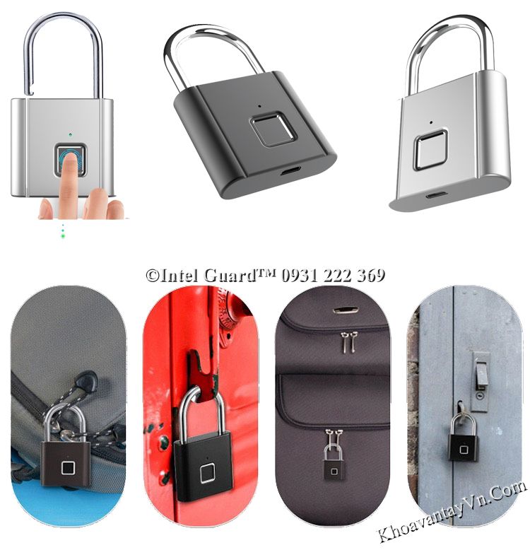 Khoá vân tay móc treo MK01 đa dụng
