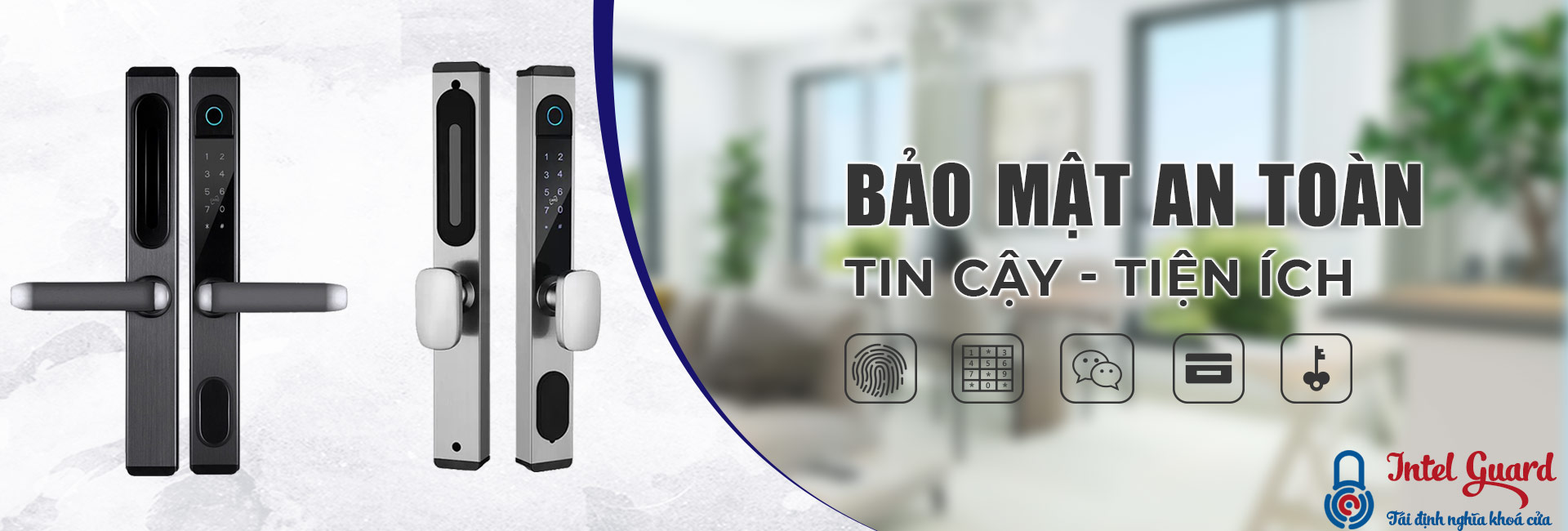 Khoá vân tay cửa nhôm kính, cửa sắt giá rẻ. uy tín, bảo hành 1 đổi 1 trong 12 tháng tại Hải Phòng