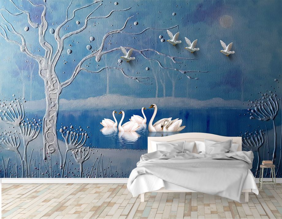 Tranh 3D dán tường trang trí nhà đẹp Tranh 3D dán tường trang trí nhà đẹp