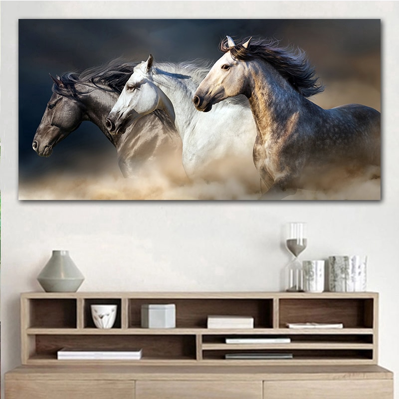 Trang trí nhà đẹp bằng tranh canvas ngựa giá rẻ Trang trí nhà đẹp bằng tranh canvas ngựa giá rẻ
