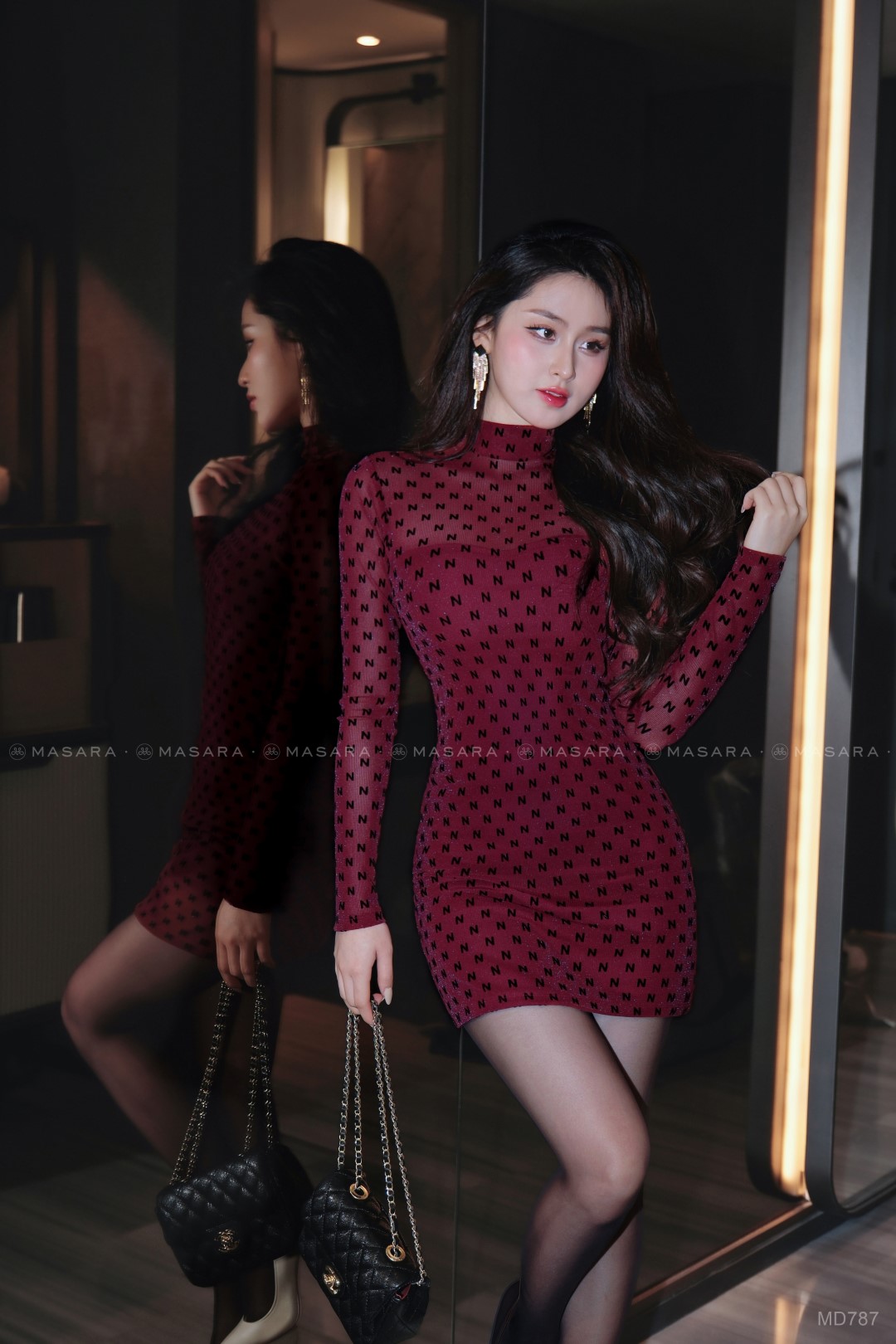 ĐẦM CỔ LỌ MD787