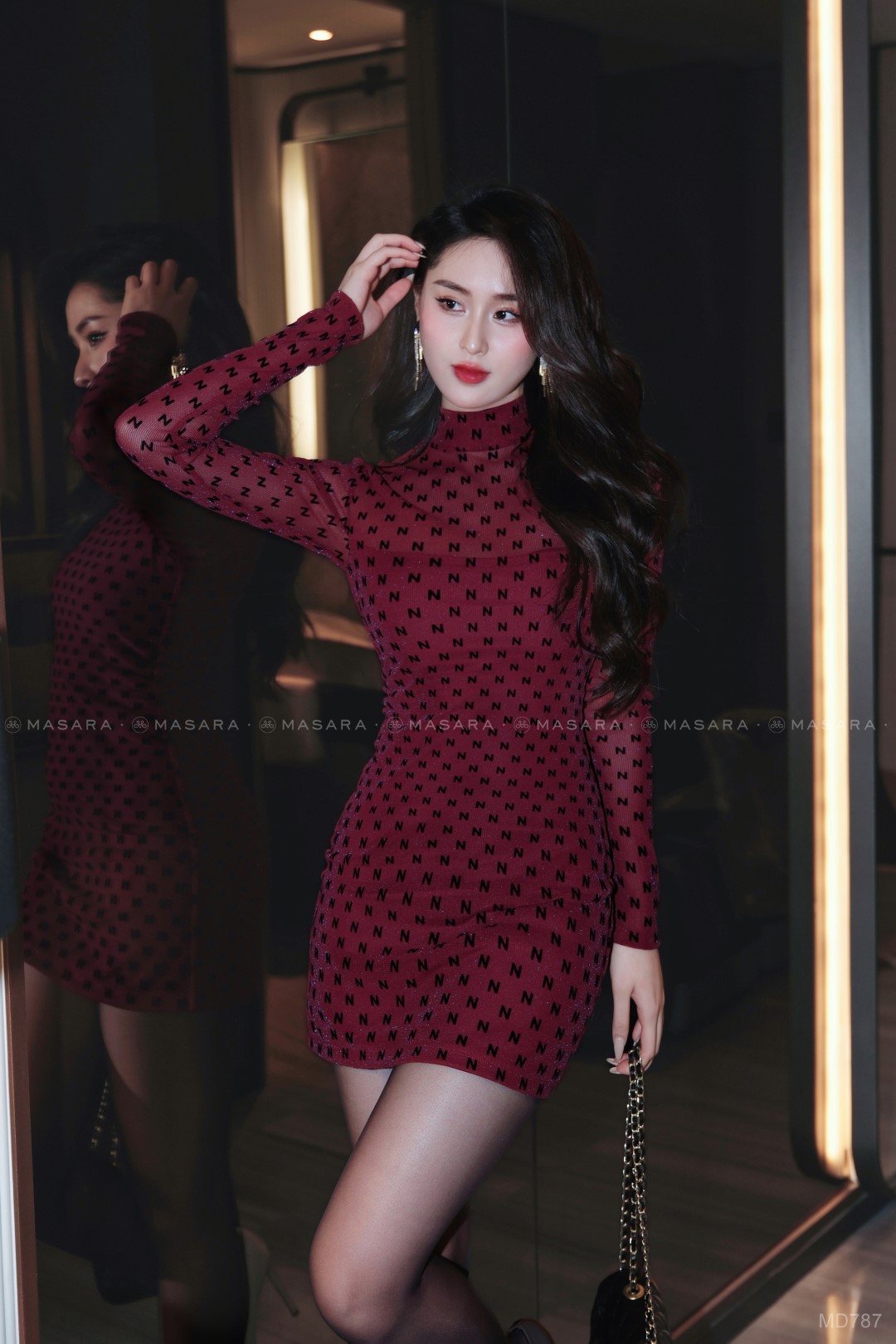 ĐẦM CỔ LỌ MD787