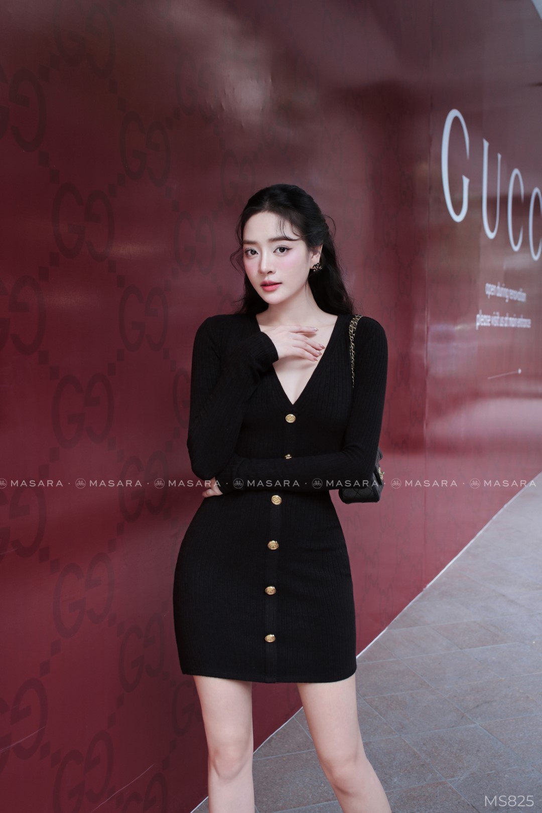 ĐẦM TAY DÀI MD825