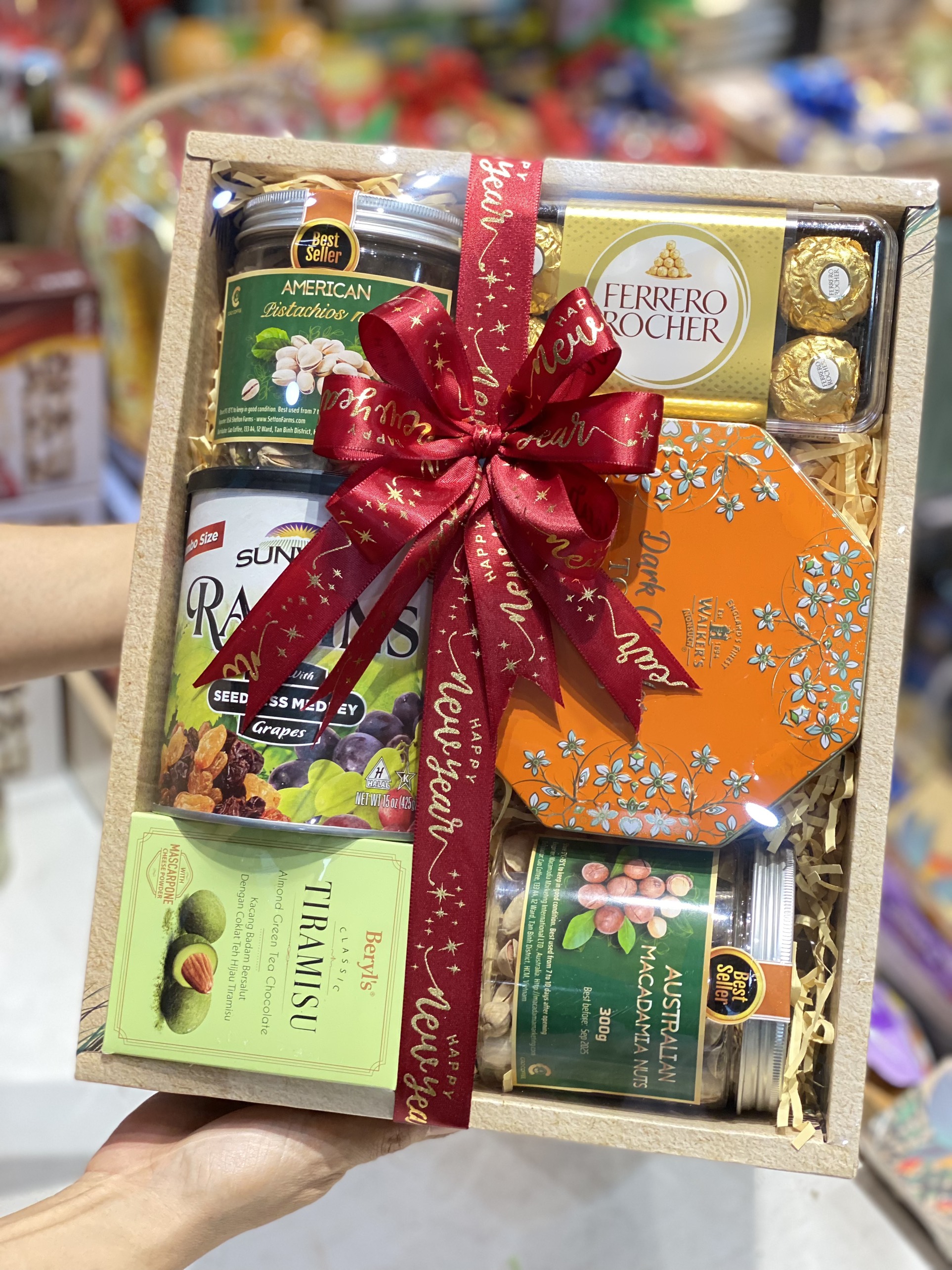 Hộp quà Tết dưới 1 triệu với thành phần Healthy