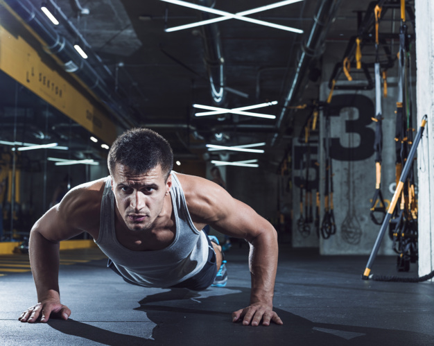 tư thế chống đẩy