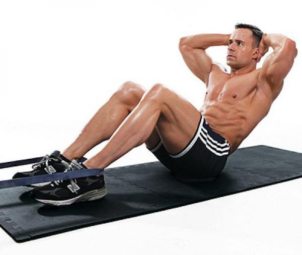 Bài tập gập bụng cơ bản