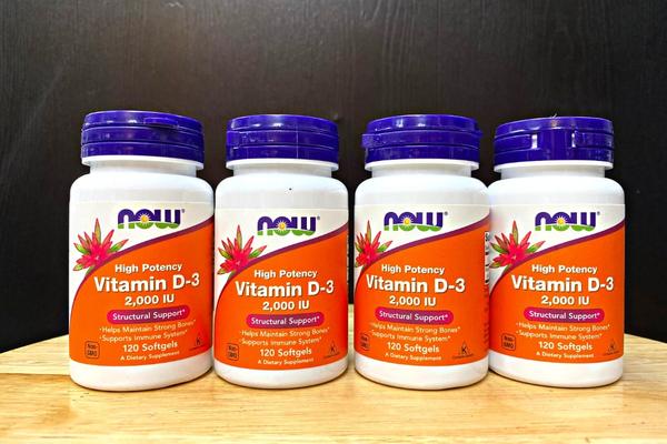 Now Vitamin D3 2000IU – 120 viên