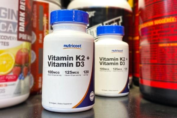 Nutricost Vitamin D3 K2 120 viên