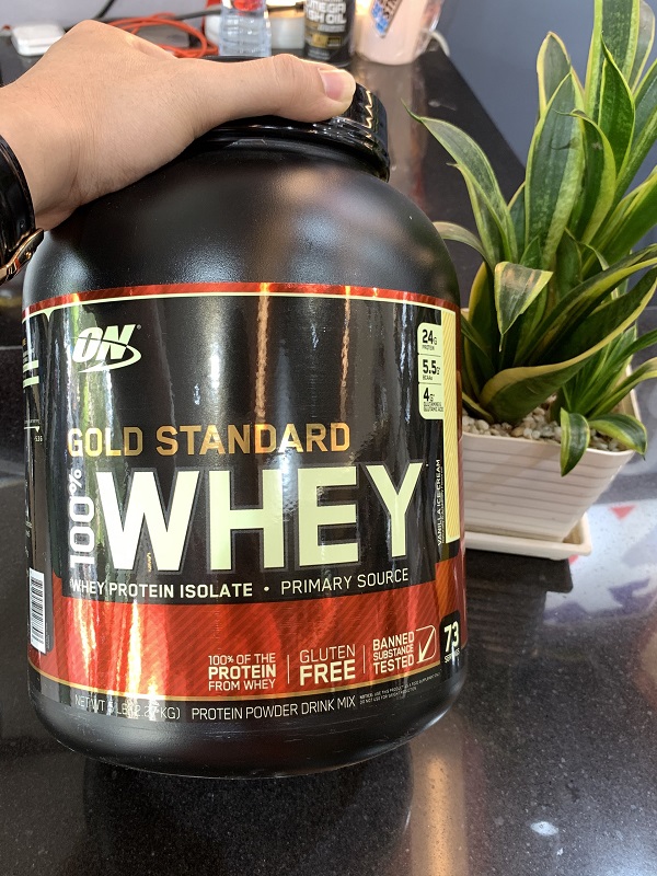 Về bao bì, mẫu mã của Whey Gold