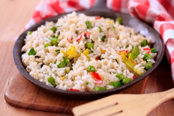 Công thức nấu hạt đậu và gạo (thuần chay)