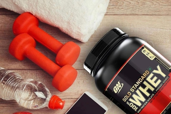 Uống Whey Gold Standard sau khi tập