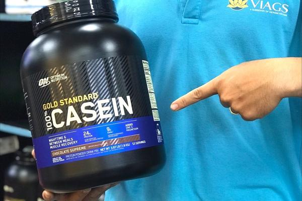 Casein duy trì nuôi cơ bắp liên tục nhờ nguồn protein hấp thu chậm