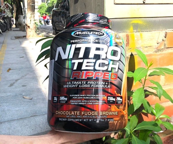 Whey protein cho nữ NitroTech Ripped