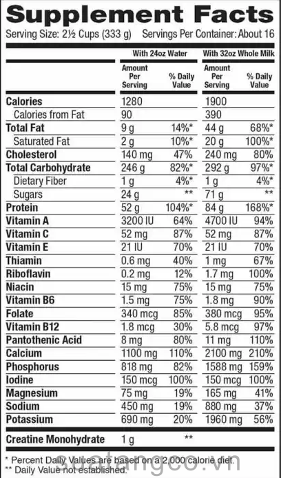 Super Mass Gainer 12lbs