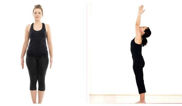 Tư thế Yoga trái núi