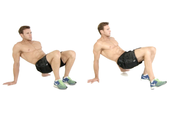 Đị bộ cua không chỉ cho cơ tay trước mà còn giúp tạo cơ bụng