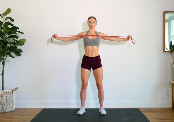 Bài tập với dây kháng lực cho nữ - Front Pull