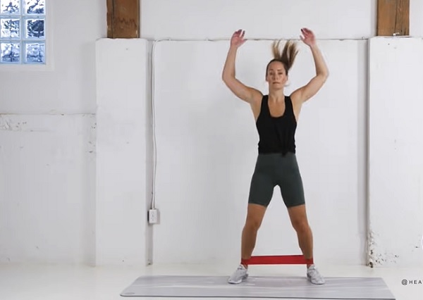 Bài tập với dây kháng lực cho nữ - Jumping Jack