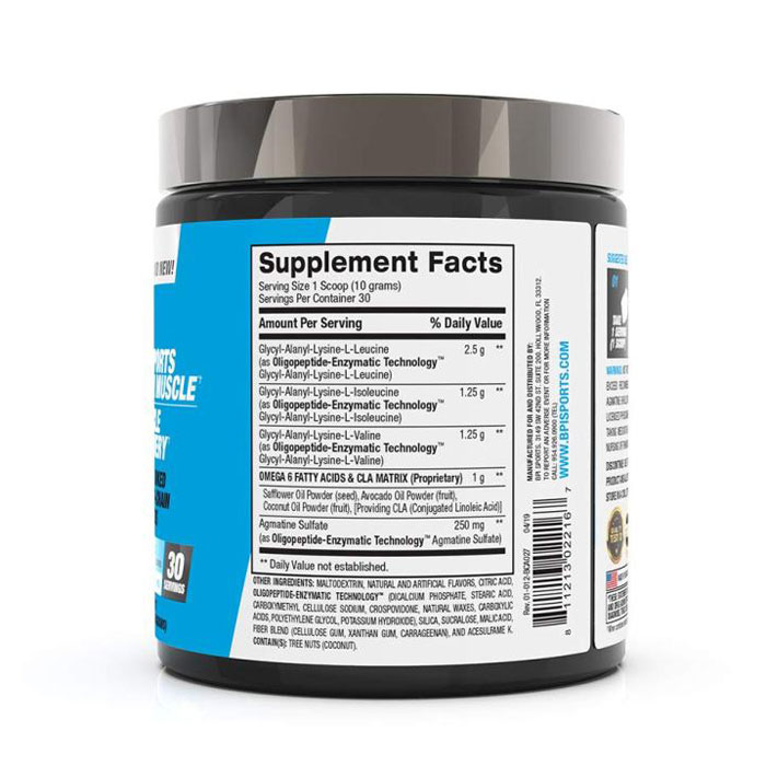 Nutrition Facts Best BCAA 30 servings
