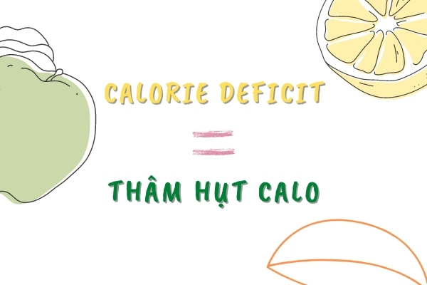 Calorie Deficit được hiểu là sự thâm hụt calo