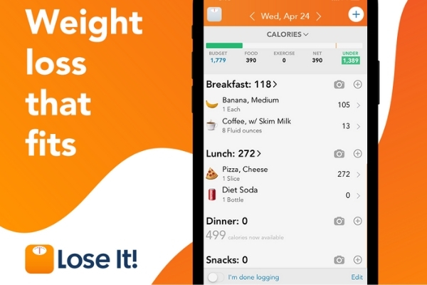 Ứng dụng Lose It!