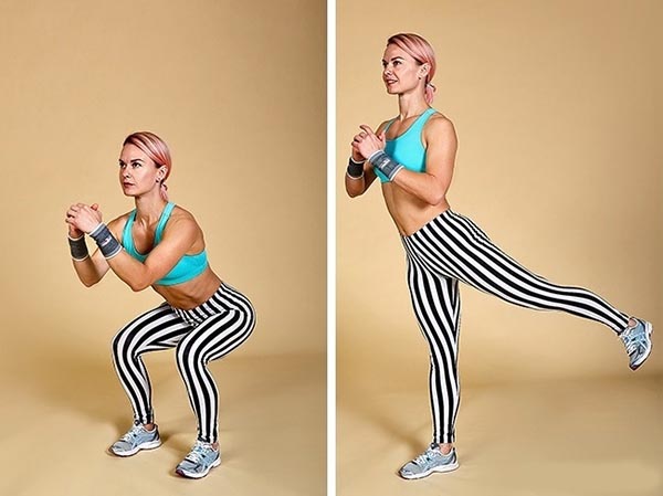 Những bài tập Squat mông cho nữ tại nhà