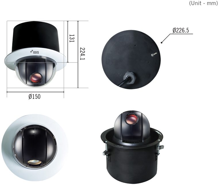 camera IP IDIS PTZ DC-S3283FX