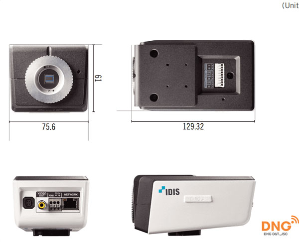 Chi tiết về camera IDIS DC-B3303X