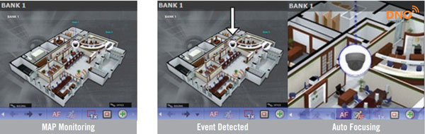 Phần mềm xem camera IDIS Center theo bản đồ