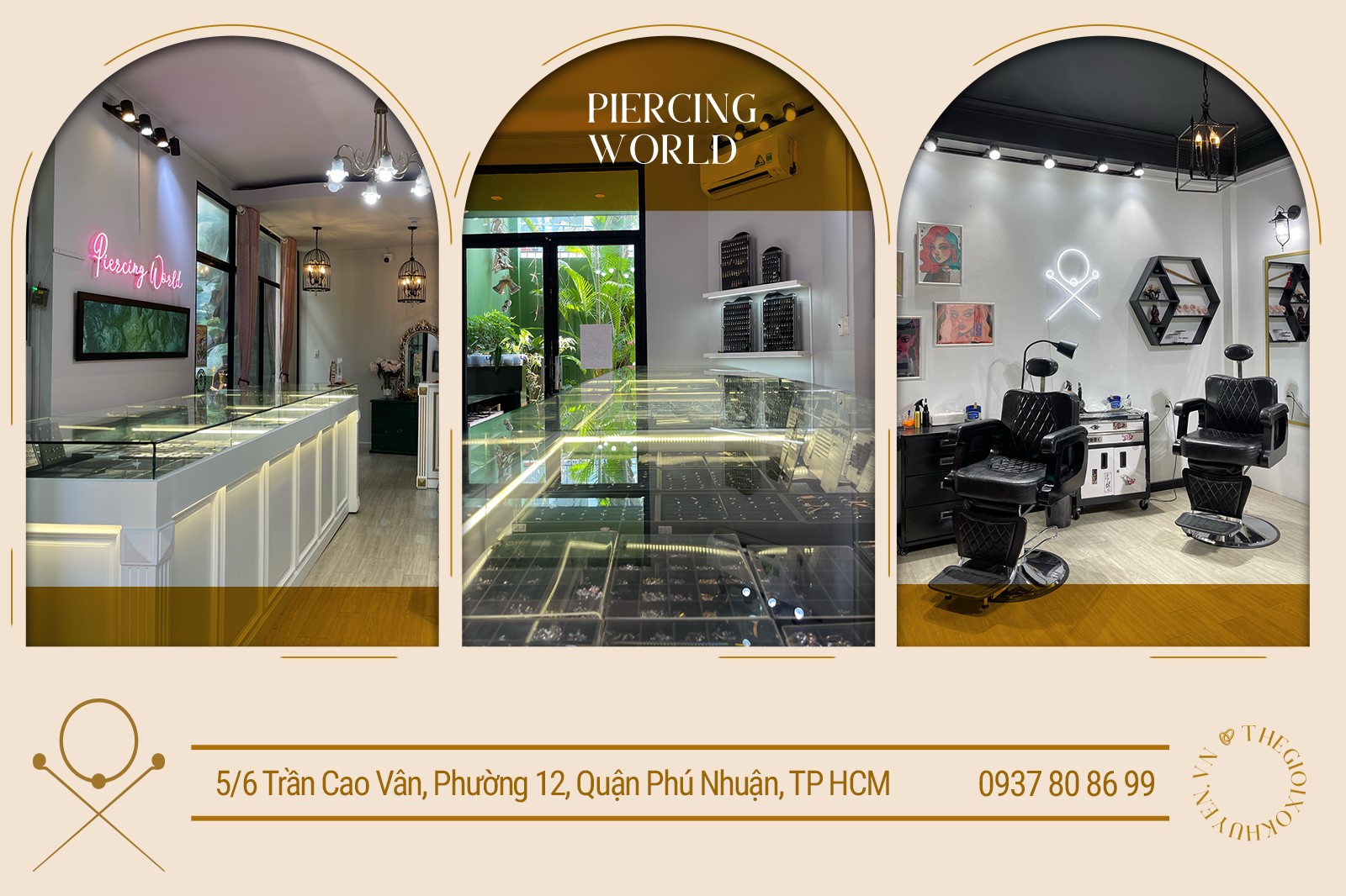 Xỏ khuyên cơ sở vật chất hiện đại