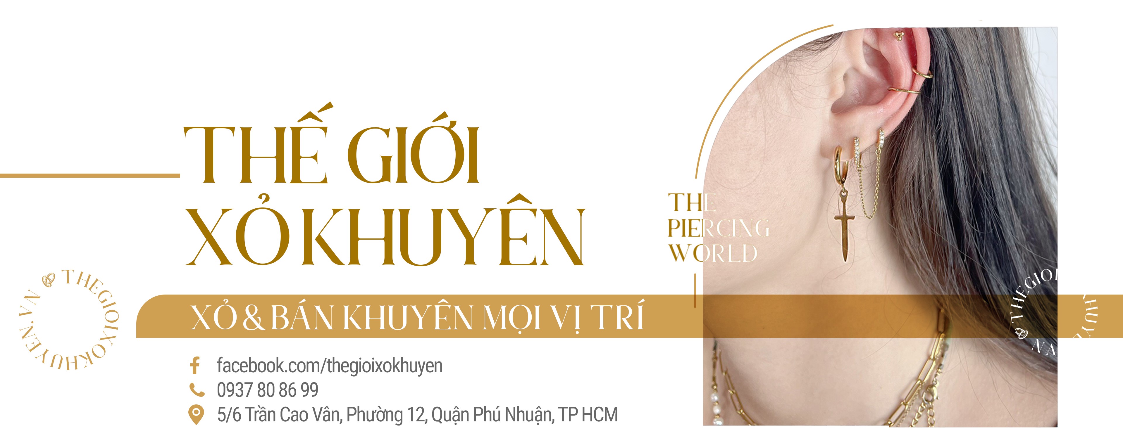 Dịch vụ xỏ khuyên, đính đá chuyên nghiệp