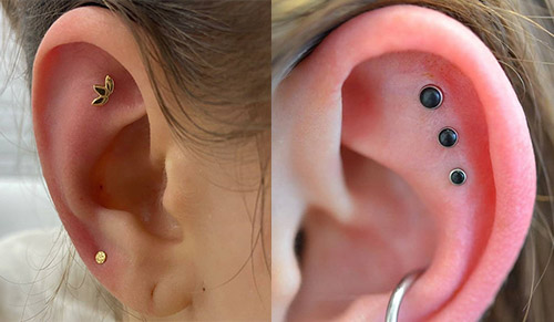 Xỏ khuyên tai nữ đẹp nhất