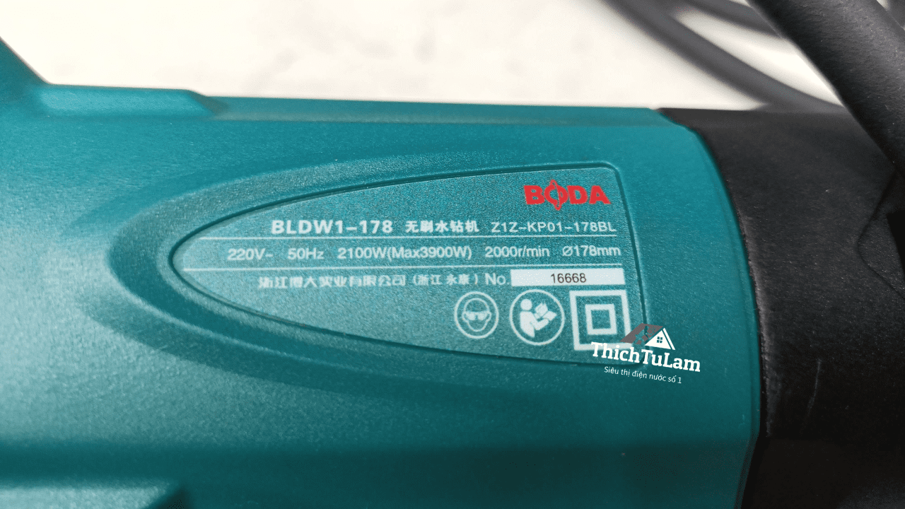 Máy khoan rút lõi Boda BLDW1-178