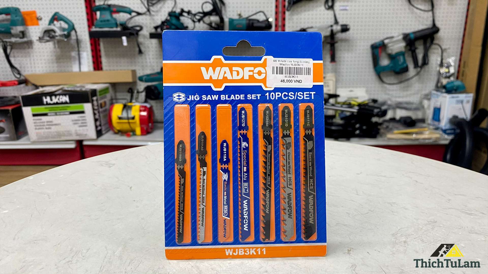 Bộ 10 lưỡi cưa lọng đa năng Wadfow WJB3K11