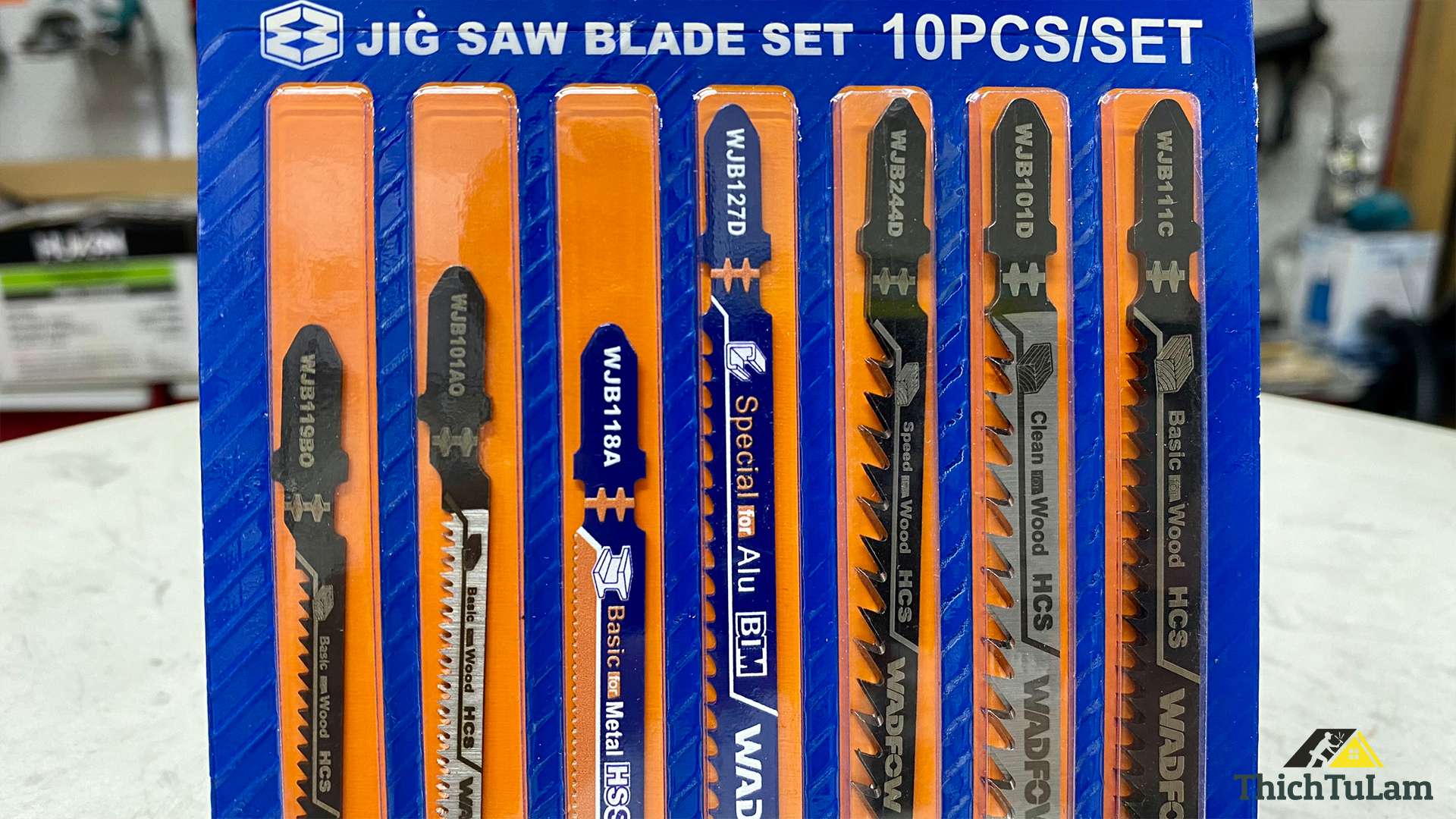 Bộ 10 lưỡi cưa lọng đa năng Wadfow WJB3K11