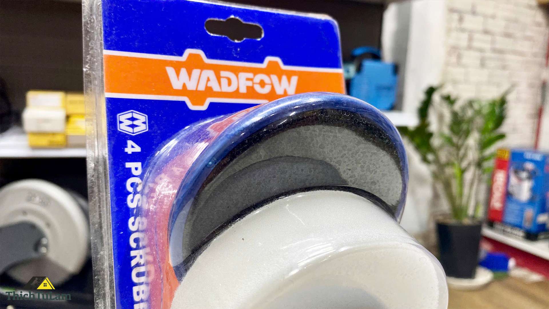 Bộ 4 miếng đế chà nhám 3.5inch Wadfow WND4406