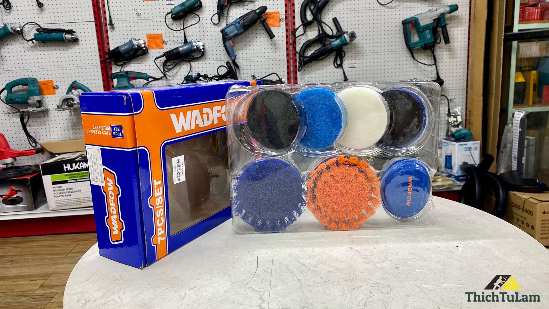 Bộ 7 bàn chải cọ rửa làm sạch Wadfow WND5402