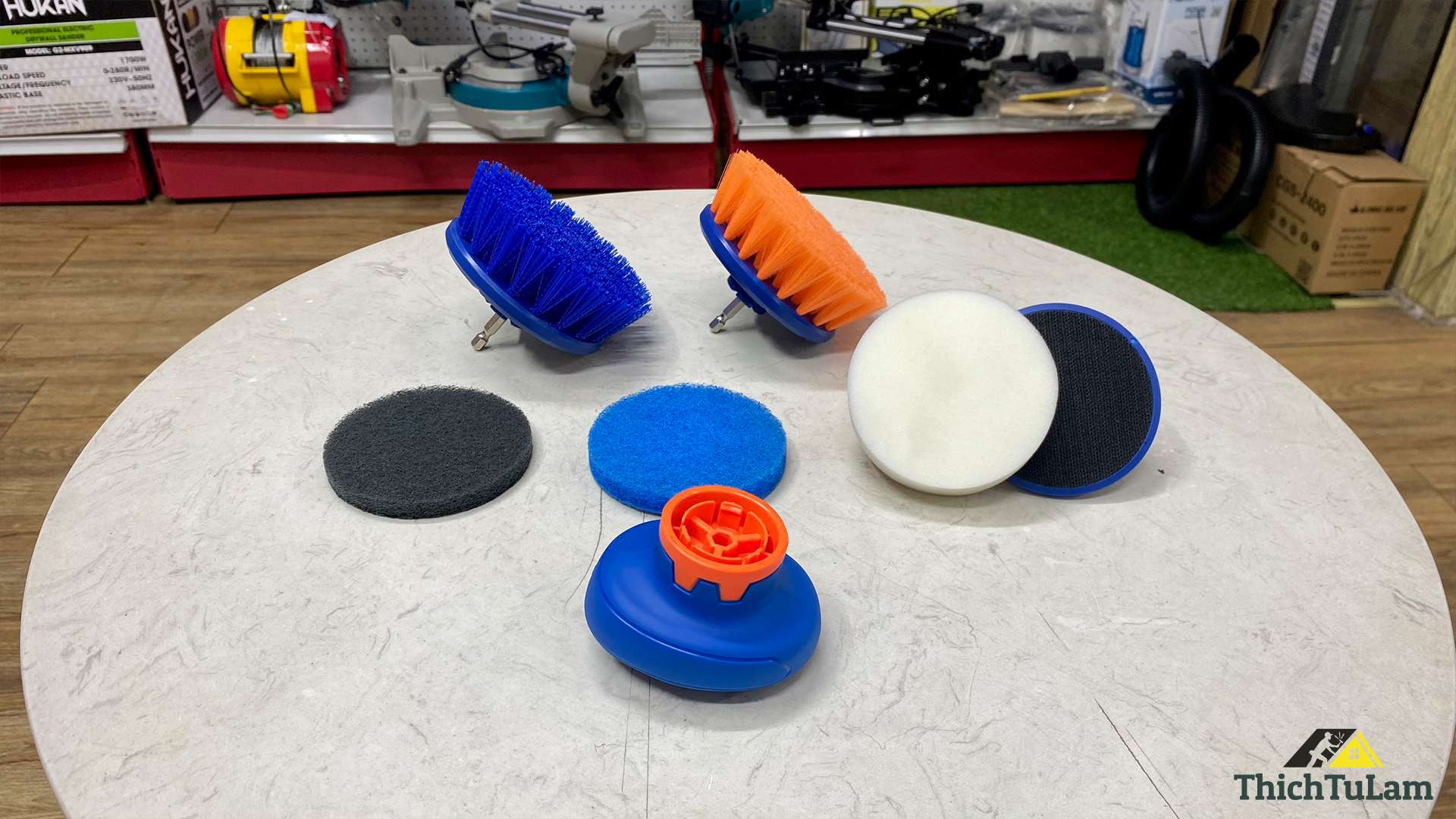 Bộ 7 bàn chải cọ rửa làm sạch Wadfow WND5402