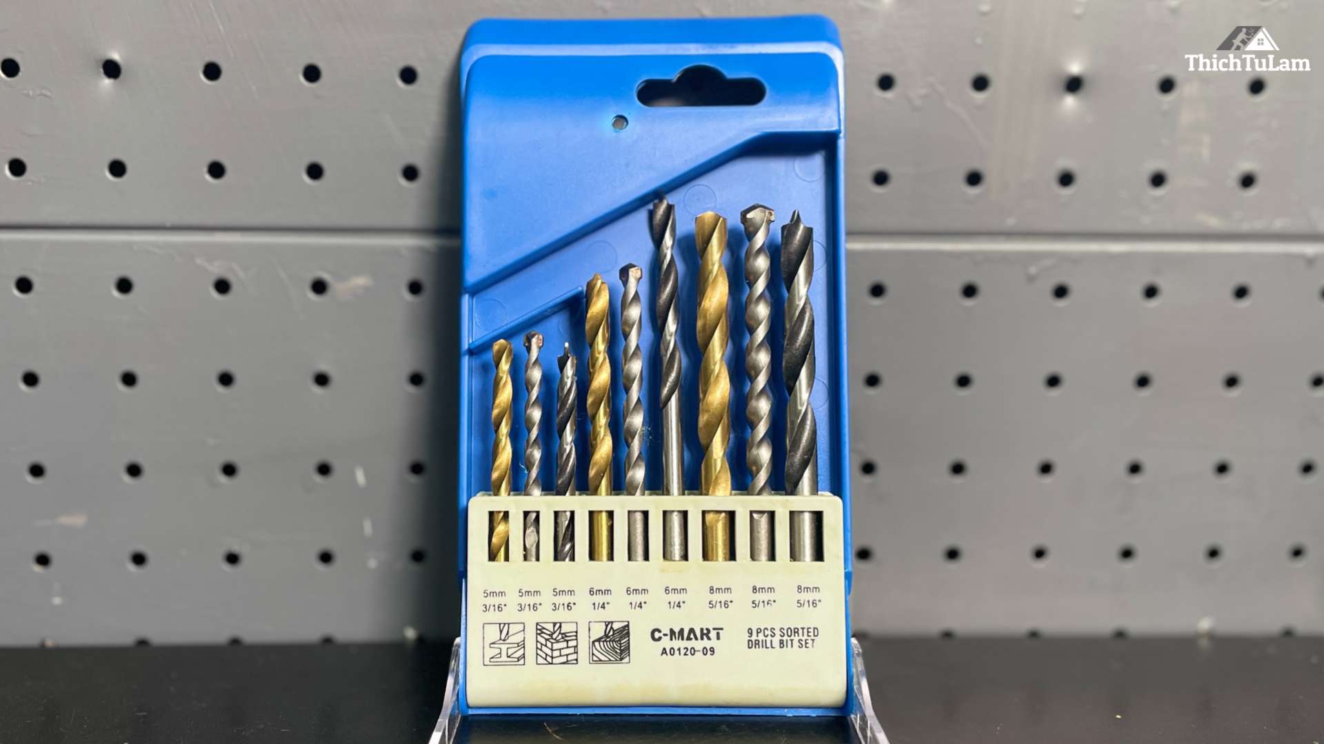 Bộ 9PCS mũi khoan đa năng Cmart A0120-09