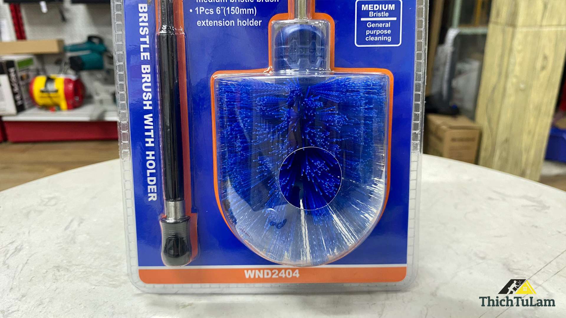 Bộ bàn chải tròn 360 độ và cán nối Wadfow WND2404