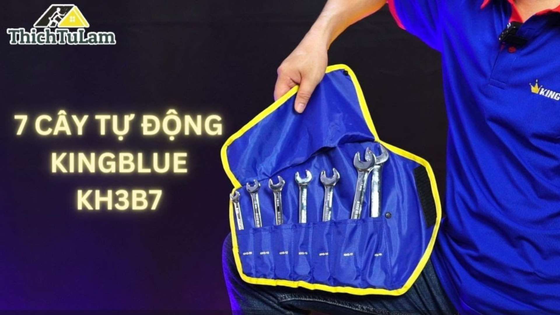 Bộ Cờ Lê Vòng Miệng Tự Động Kingblue KH3B7
