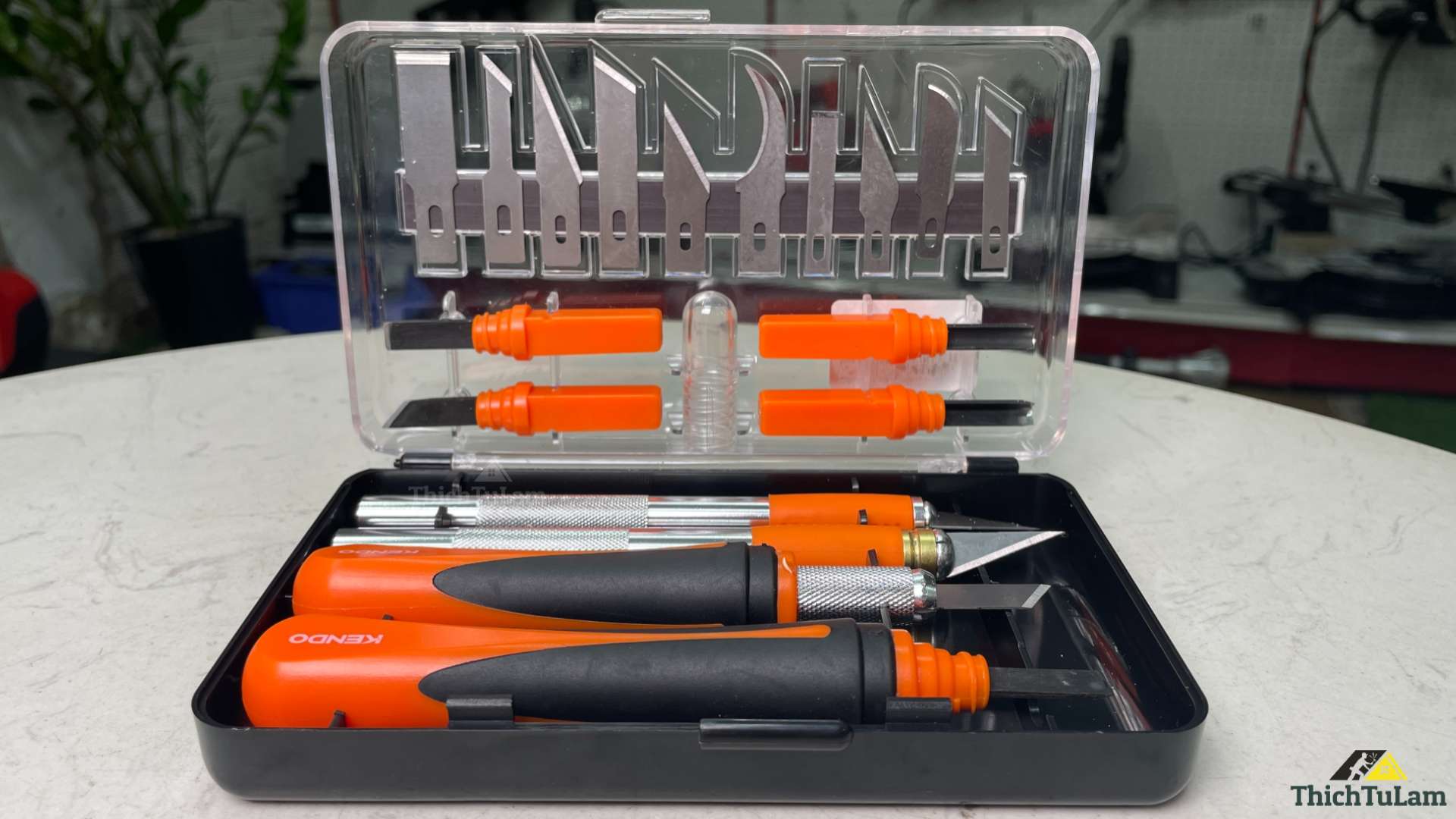 Bộ dao khắc chính xác 22 chi tiết Kendo 80206