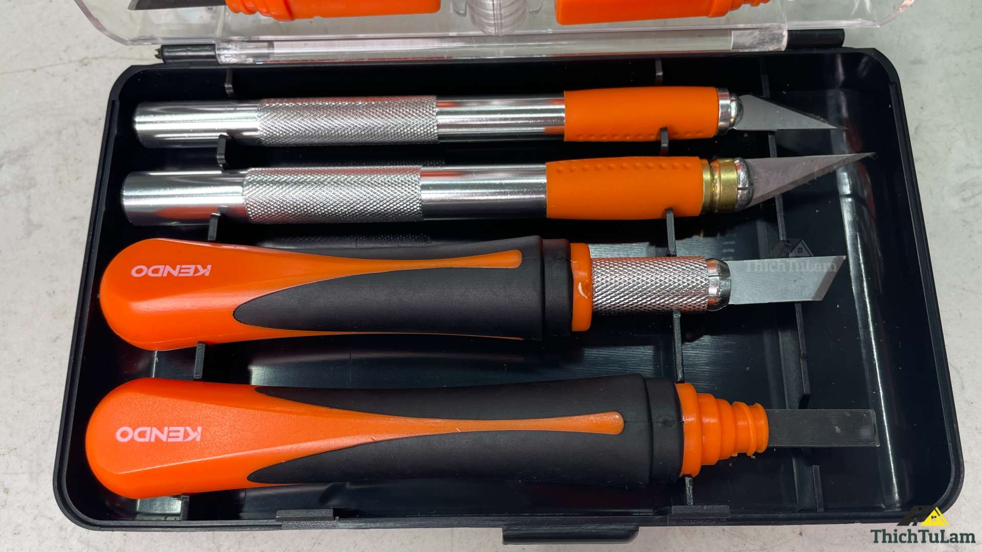 Bộ dao khắc chính xác 22 chi tiết Kendo 80206