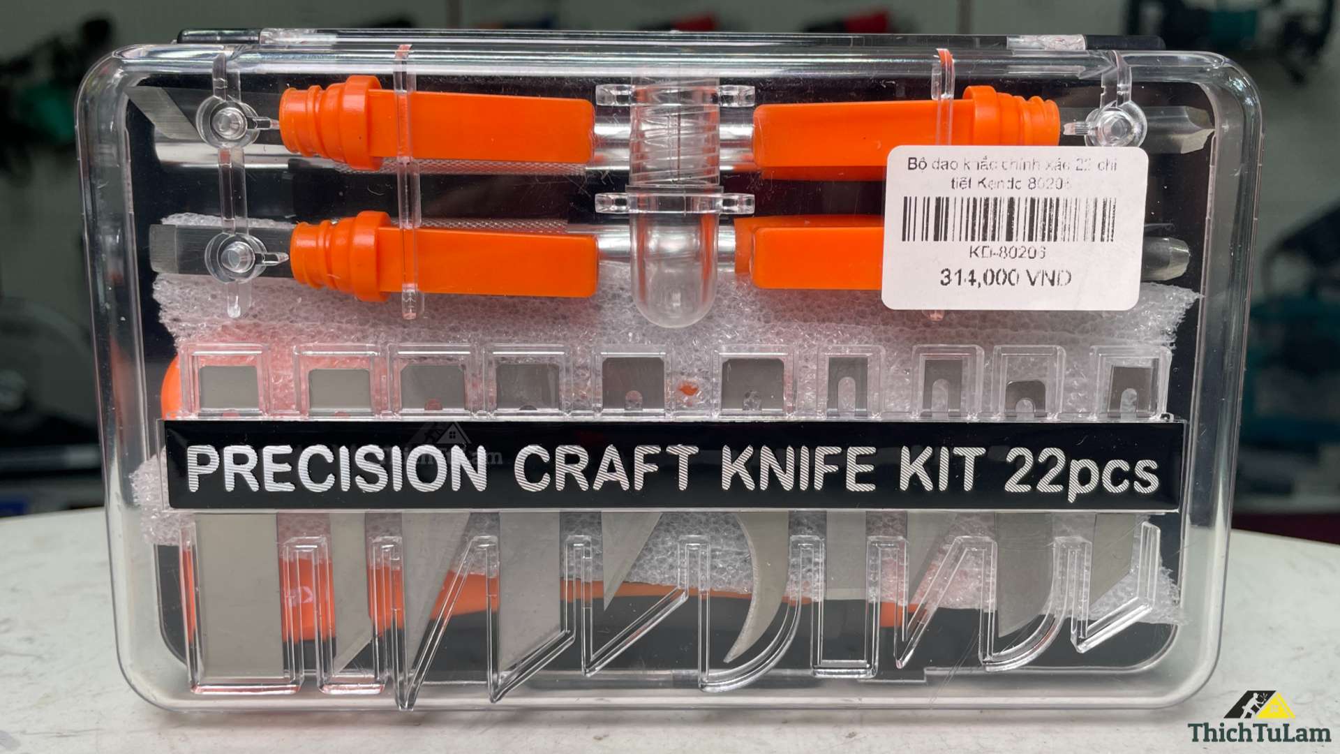 Bộ dao khắc chính xác 22 chi tiết Kendo 80206