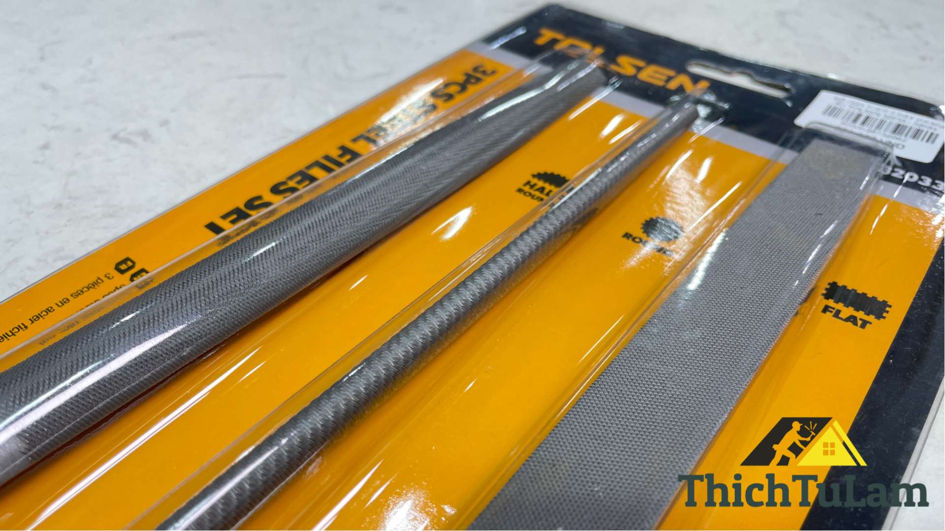 Bộ dũa thép 3 cây 200mm 8in Tolsen 32033