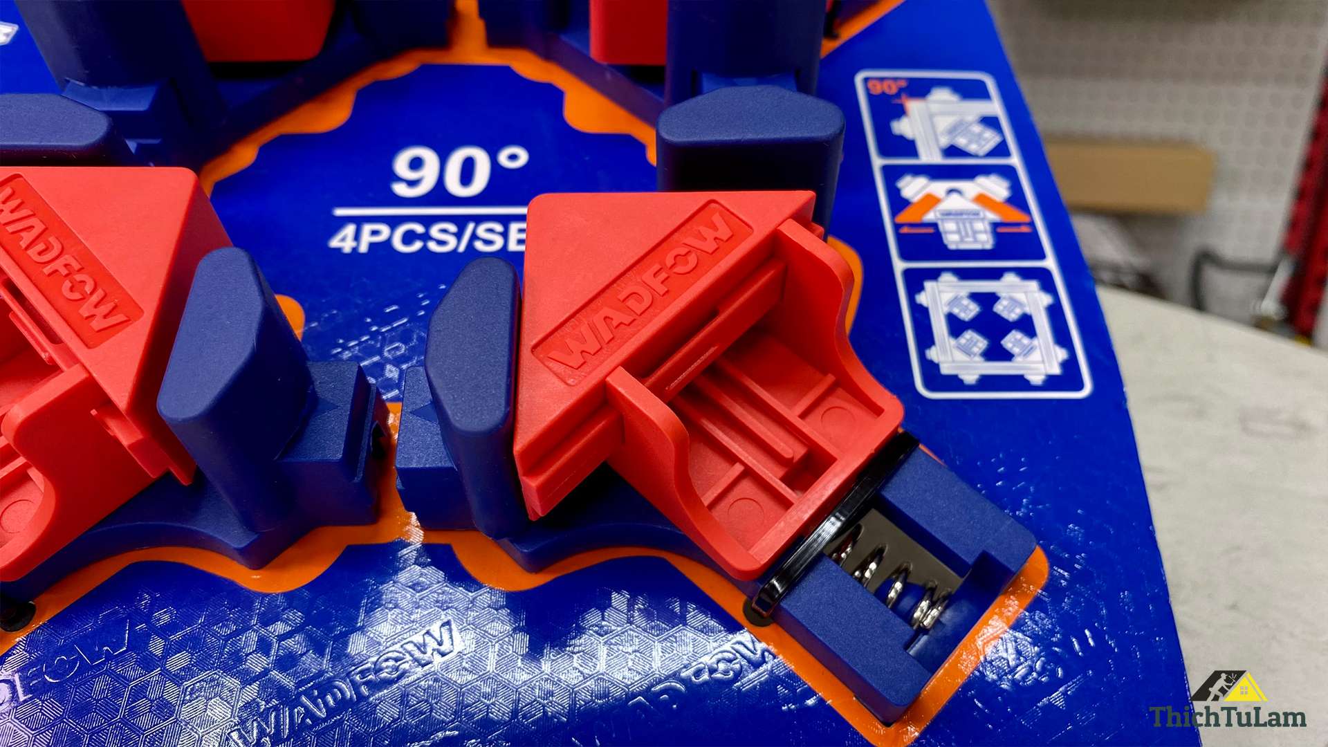 Bộ kẹp cố định góc 90 độ Wadfow WCZ6E01