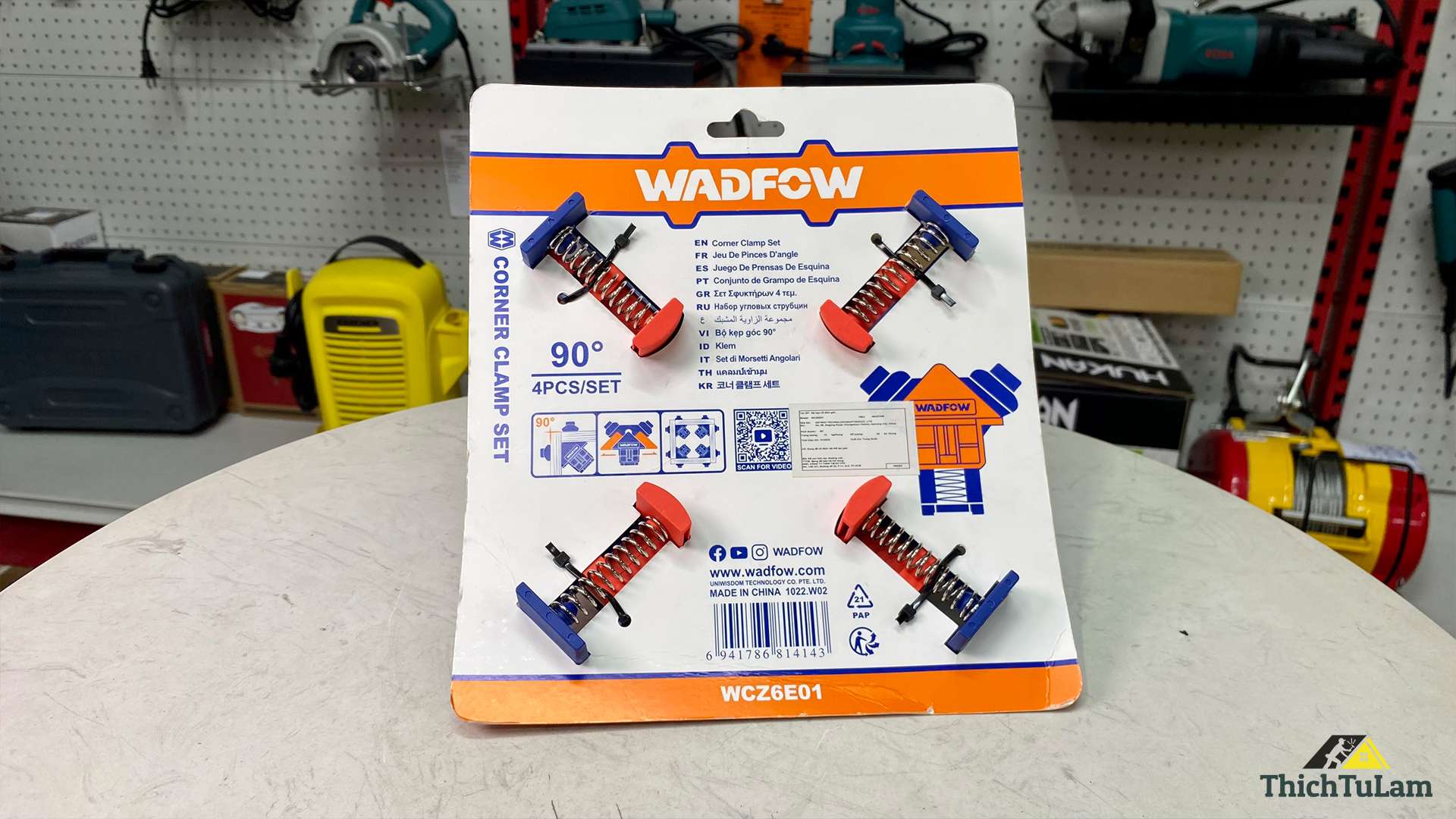 Bộ kẹp cố định góc 90 độ Wadfow WCZ6E01