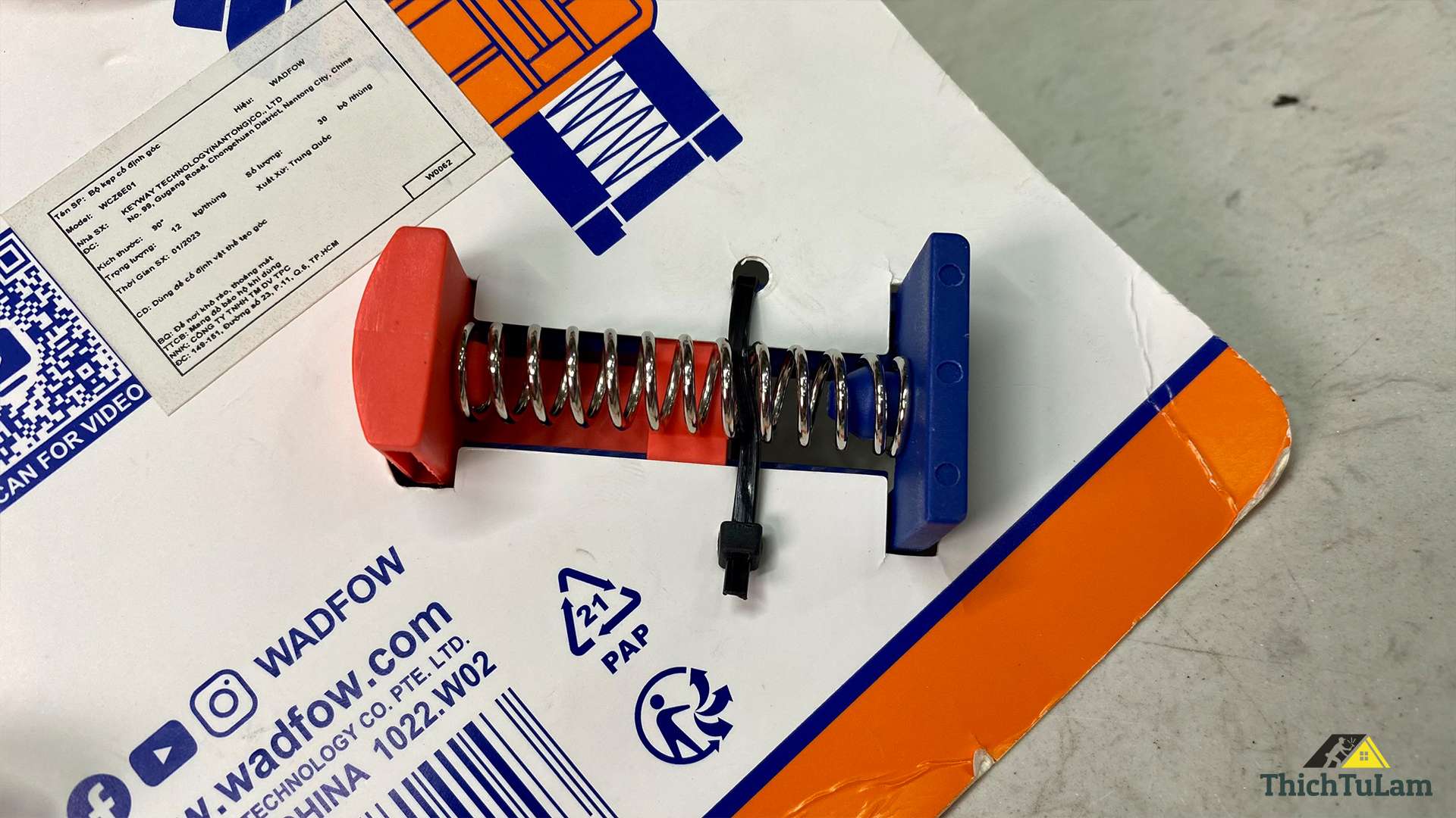 Bộ kẹp cố định góc 90 độ Wadfow WCZ6E01